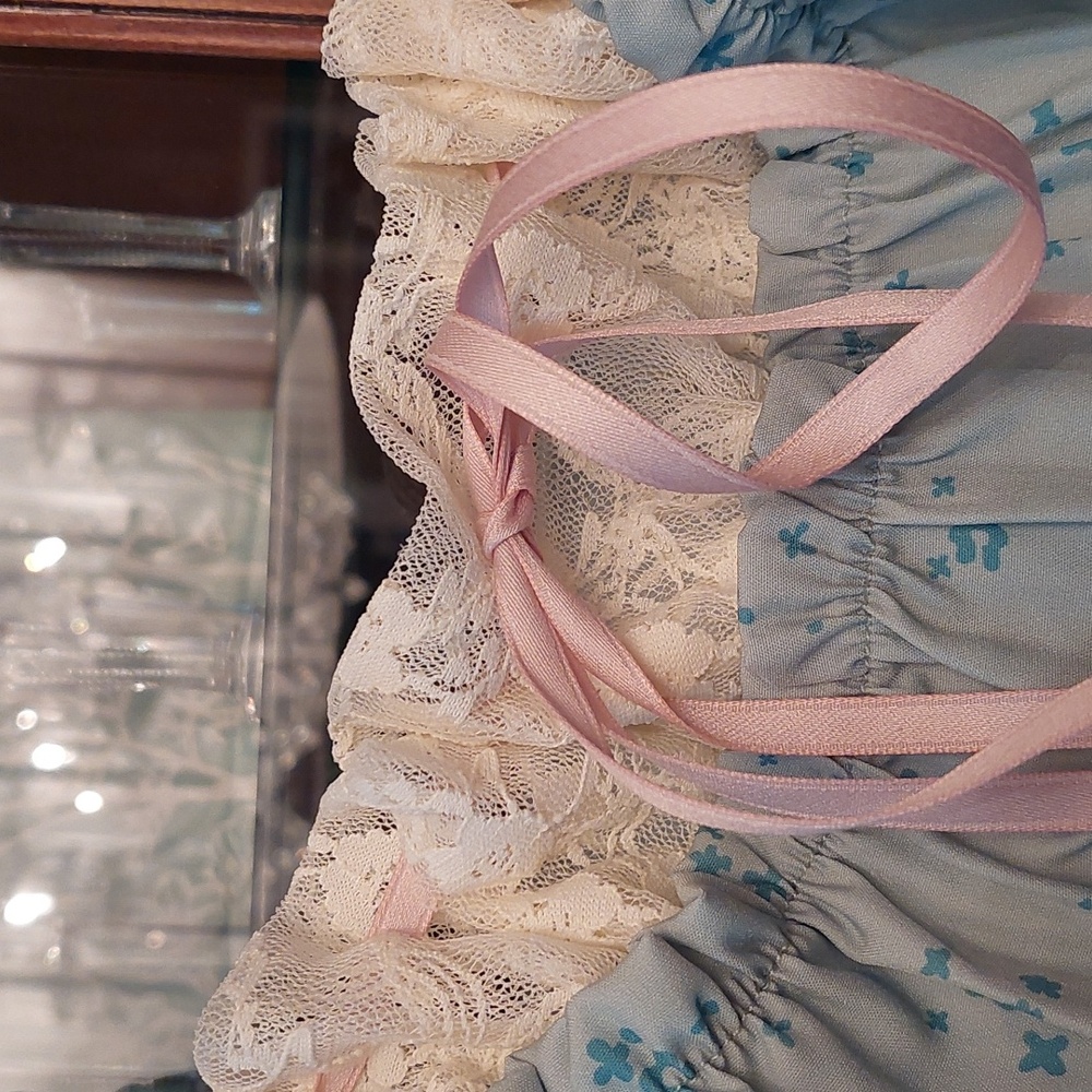 NWT! • Cider | Aqua satin dress |  M - Picture 5 of 12